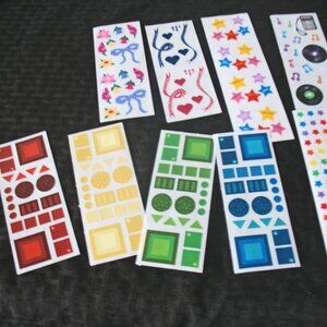 Creative Memories & Mrs. Grossman  Stickers,  Stars, illusions, Stars & Moon,